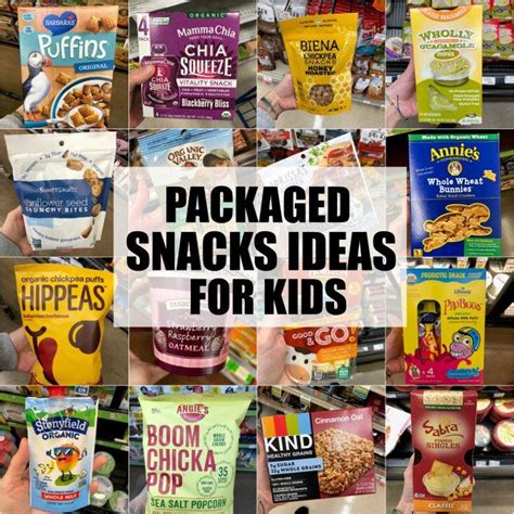 60+ Healthy Packaged Snacks For Kids