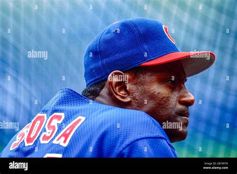 Sammy Sosa, Chicago Cubs during the record breaking season in 1998 Stock Photo - Alamy