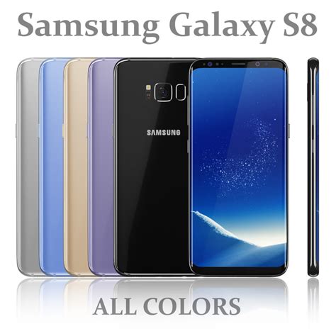 Samsung galaxy s8 colors 3D model - TurboSquid 1155760