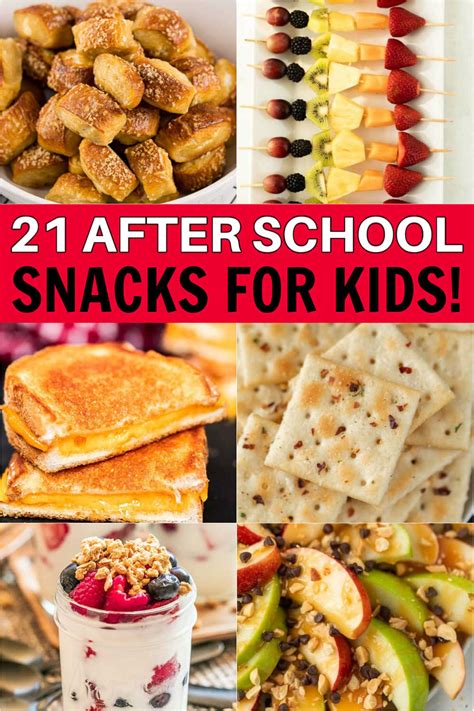 School Snacks For Kids