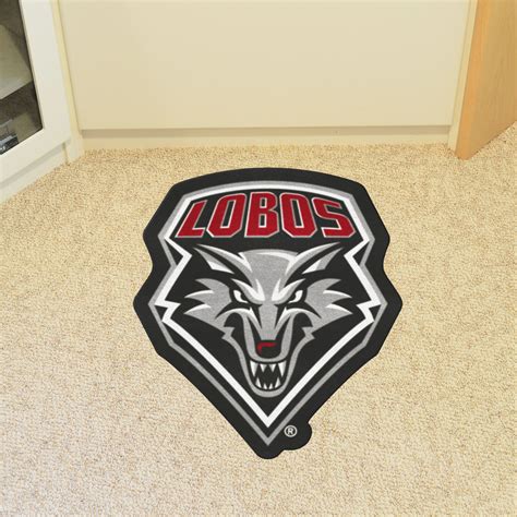 New Mexico Lobos Mascot Area Rug - Nylon