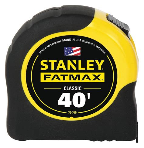 STANLEY, Inch, Nonmagnetic Single Hook Tip, Tape Measure - 379A17|33-740L - Grainger