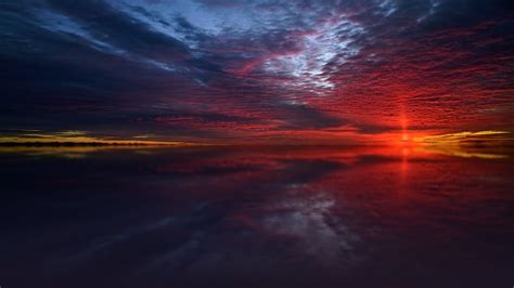 2048x1152 Twilight Sea Stars Dusk Dawn Dark Sunset 2048x1152 Resolution ...