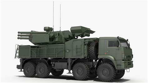 Missile System Pantsir S1 SA-22 Greyhound Rigged 3D Model $199 - .max ...