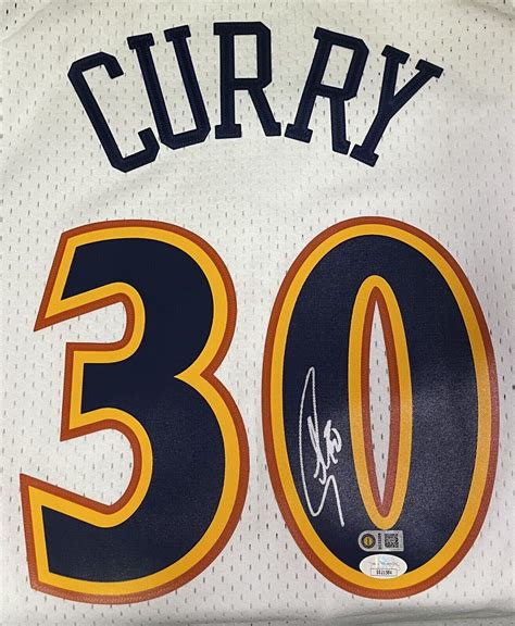 Steph Curry Signed Framed M&N 2009/2010 Rookie Year Golden State ...