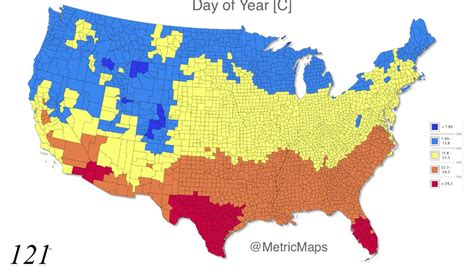 Watch the seasons change across the US, in one GIF - Vox