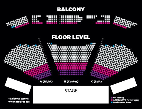 Seating Chart | Clay Cooper Theatre