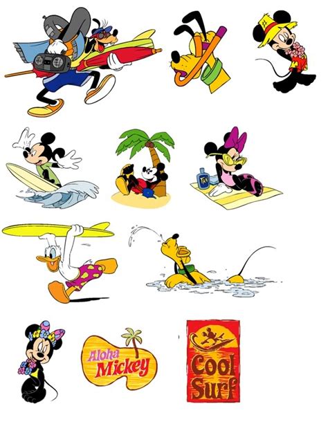 mickey mouse beach clipart - Clip Art Library