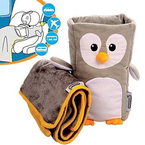 Kids Soft Travel Pillow Blanket Set Long Flight Road Trip Airplane Car Train Bu | Kids travel ...