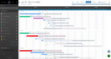 Gantt Chart Style Progress Bars - DayBack