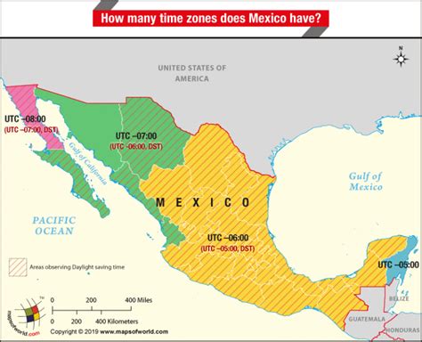 What Time Zones are in Mexico?