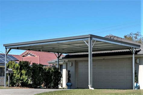 Skillion Roof Carport - Titan Garages and Sheds