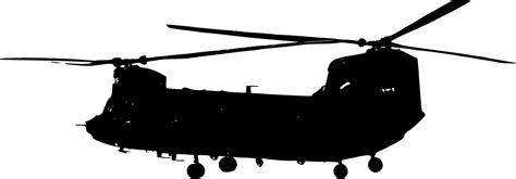 Free Chinook Helicopter Silhouette, Download Free Chinook Helicopter ...