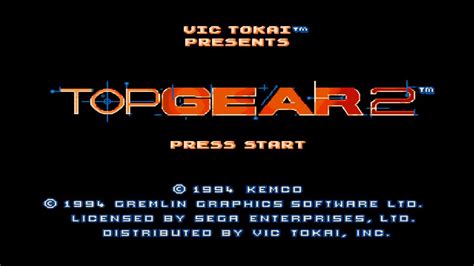 Прохождение "Top Gear 2" (Sega Genesis / Sega Mega Drive) HD - YouTube