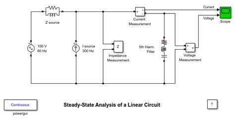 Steady-State Analysis of a Linear Circuit - MATLAB & Simulink - MathWorks France