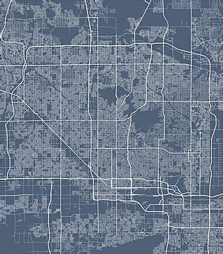 Phoenix City Map PNG Transparent Images Free Download | Vector Files ...