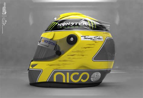 Nico Rosberg 2012 F1 Helmet by DaiMOnHU on DeviantArt