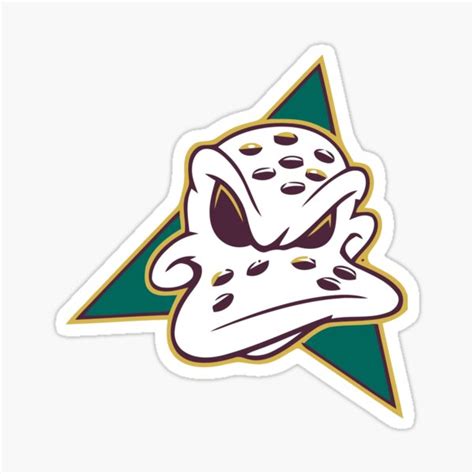 Anaheim Mighty Ducks Concept Logo Sticker By Drewmellis ...