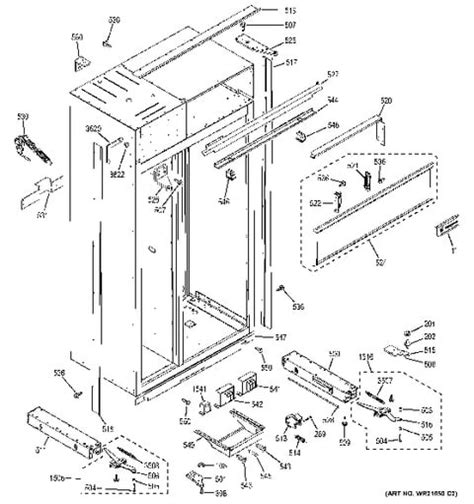 Ge Monogram Built In Refrigerator Parts Diagram | Reviewmotors.co