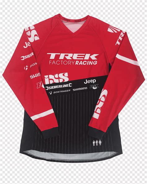 Jersey T-shirt Trek Factory Racing Downhill mountain biking Team, T-shirt, tshirt, racing png ...