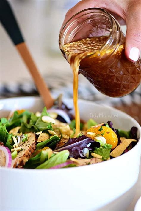 Honey Sesame Asian Salad Dressing - TidyMom®