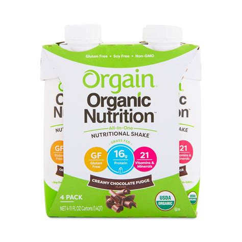 Orgain Organic Protein Shake, Chocolate Fudg - Thrive Market