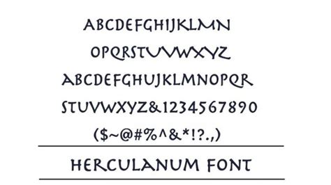 Herculanum Font Free Download - Free Fonts Like