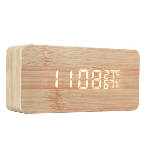 alarm clock and thermometer front view Temperature Alarm, Clock Display ...