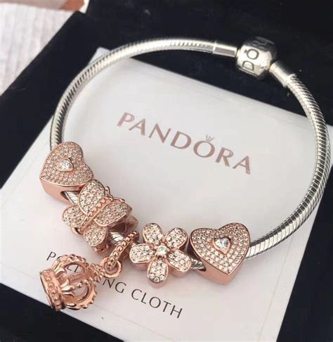 Pandora rose gold charm bracelet | Pandora charms rose gold, Pandora bracelet charms, Pandora ...