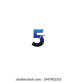 Number 5 Logo Design Business Template Stock Vector (Royalty Free) 1947902353 | Shutterstock