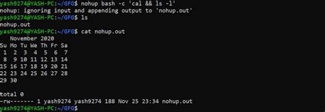 nohup Command in Linux with Examples - GeeksforGeeks