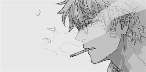 Sad Anime Boy Pfp Smoking