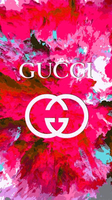 Pink Gucci Logo Wallpaper