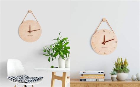 modern-minimalist-wooden-wall-clock | Interior Design Ideas