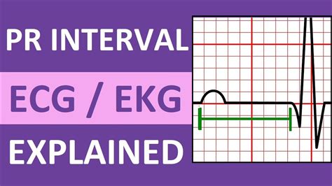 PR Interval ECG EKG Measurement Normal vs Long Nursing NCLEX ACLS - YouTube