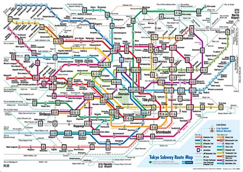 Mapa Metro Tokio | Mapa