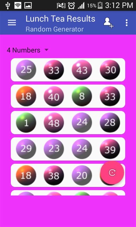 Lunch and Tea Lotto Results: Amazon.it: Appstore per Android