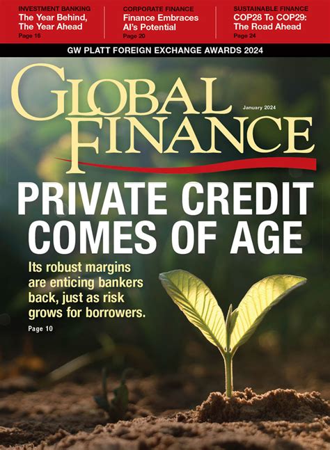 Global Finance Magazine - Cover