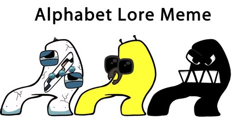 ALL Alphabet Lore Memes - YouTube