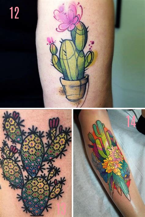 27 Prickly Perfect Cactus Tattoo Ideas - tattooglee | Cactus tattoo ...