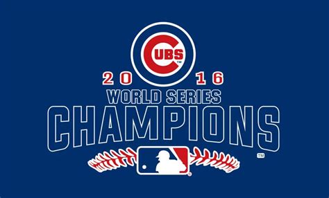 Chicago Cubs World Series Champions Flag 3ft X 5ft Polyester MLB Banner Size Custom Flag-in ...