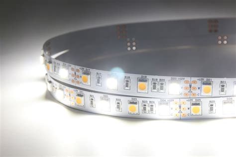 White & Warm white CCT Adjustable Flexible LED Strip Light - DERUN LED