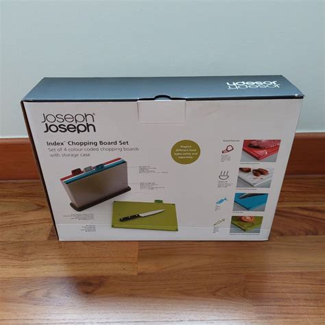 Joseph Joseph Index Chopping Board Set, Furniture & Home Living, Kitchenware & Tableware, Knives ...