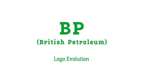 Logo History - BP (British Petroleum) Logo Evolution - YouTube