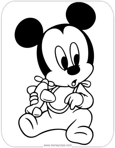 101 Mickey Mouse Coloring Pages