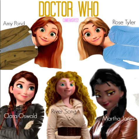 Disney Doctor Who Companions by camerashy22 on DeviantArt