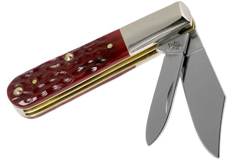 Case Barlow Dark Red Standard Jigged Bone 62009 SS pocket knife ...