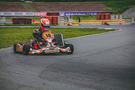 1920x1080px | free download | HD wallpaper: red and black go kart, go kart racer on road, go ...