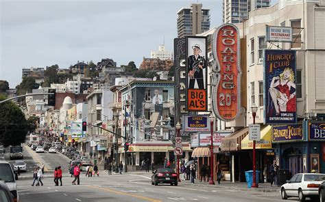 Red light district of Broadway in San Francisco (1920×1200) | North ...