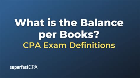 What is the Balance per Books?